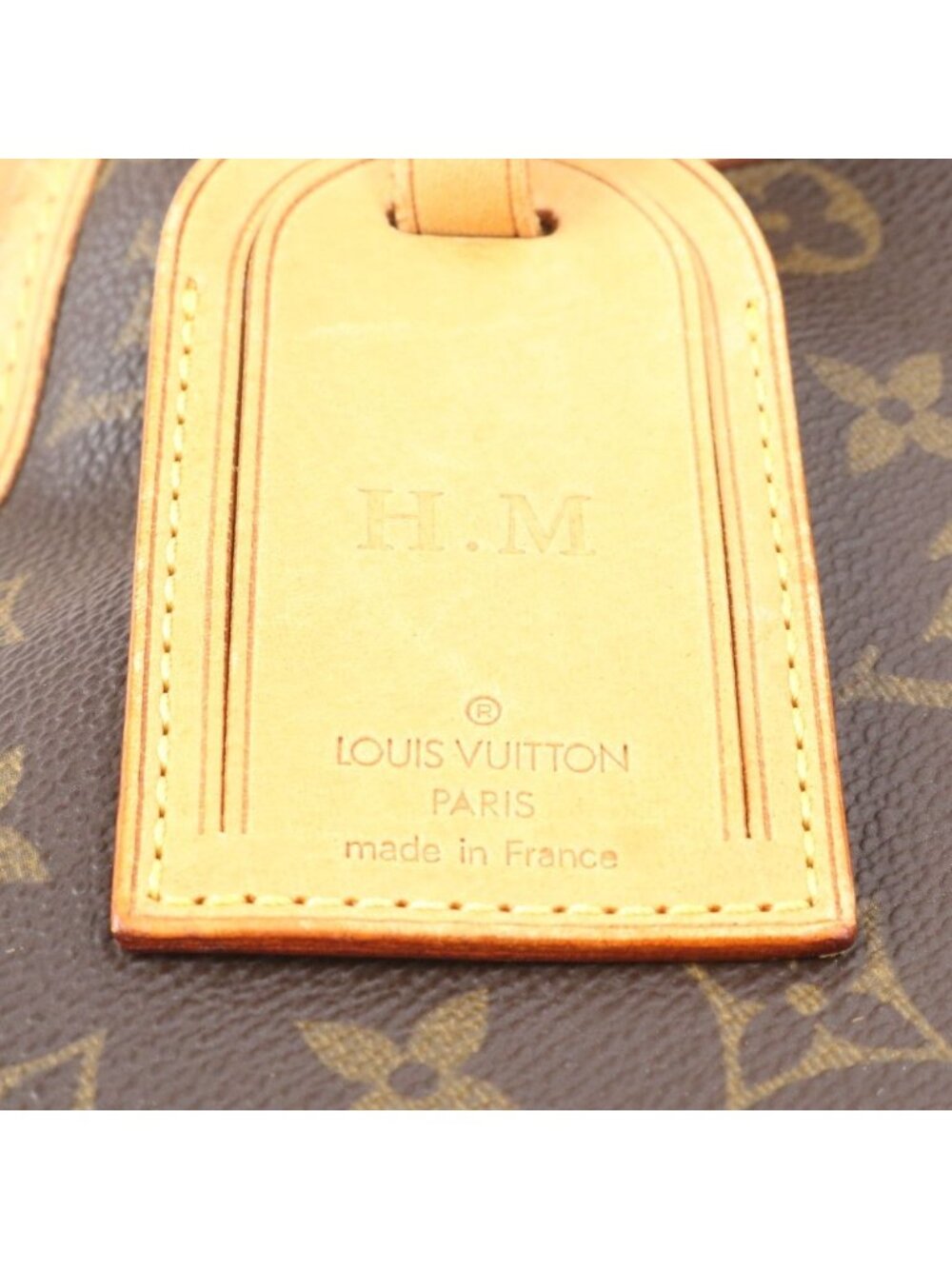 Louis Vuitton Monogram Porto Avi Leather Garment Boston Suitcase Business Travel - Picture 8 of 8